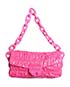 Vernice Gaufre Shoulder Bag, front view